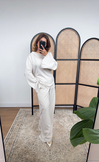 Cream two piece coord- oasis