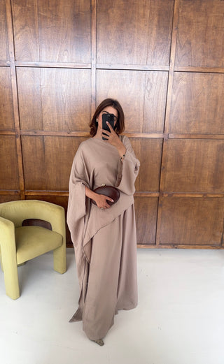 Taupe two piece coord- elina