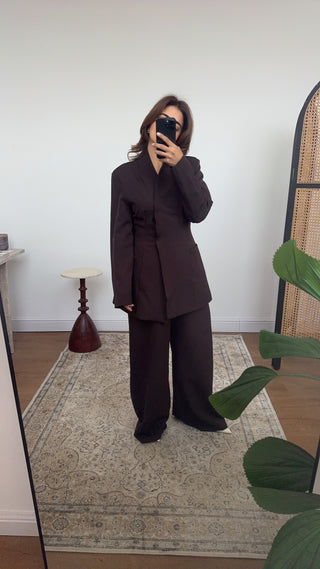 Coco blazer coord set- halia