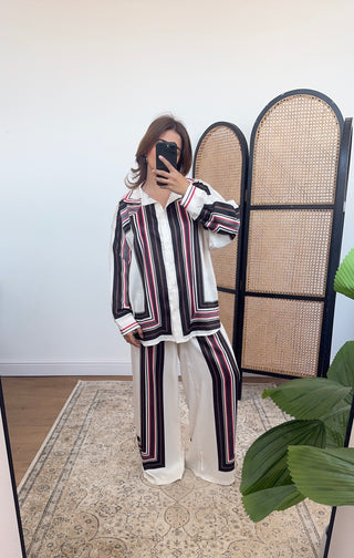 Geometric two piece coord- vai - Fash Focused