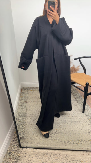 Shaynia coat in black NO RETURNS - Fash Focused