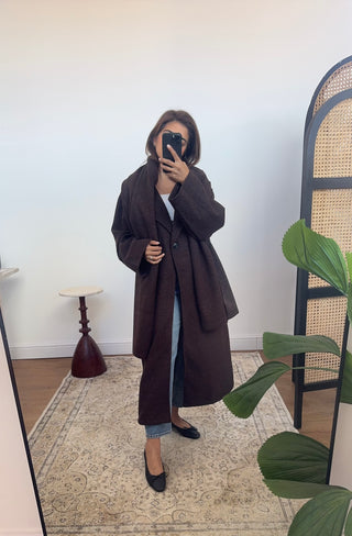 Coco coat with scarf- margot