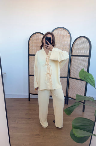 Lemon bow coord-hari