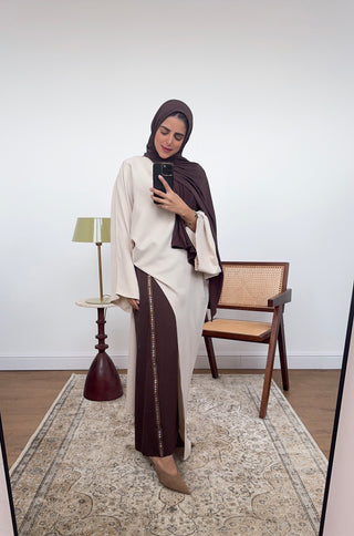 coco/cream Asymmetric skirt Coord - sala