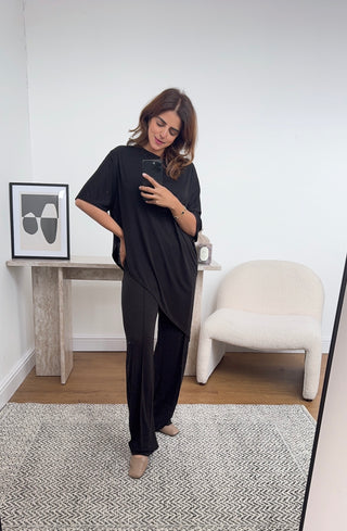 Black asymmetric coord - Sasi - Fash Focused