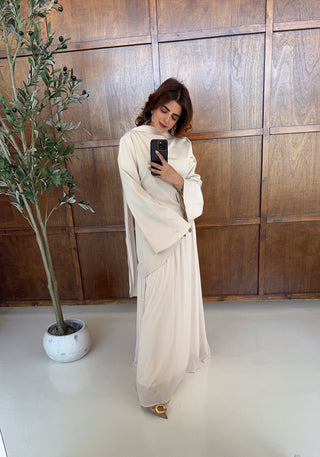 Cream three piece set- avis - Fash Focused