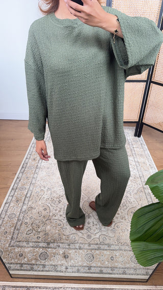 Olive lounge Coord - liri