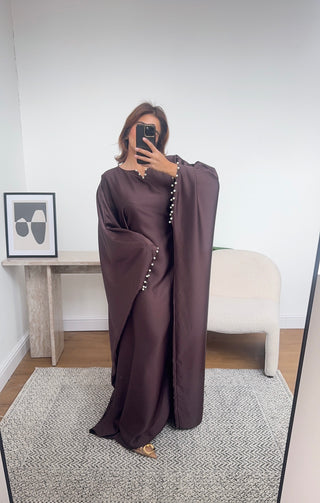 Coco butterfly pearl kaftan - yara