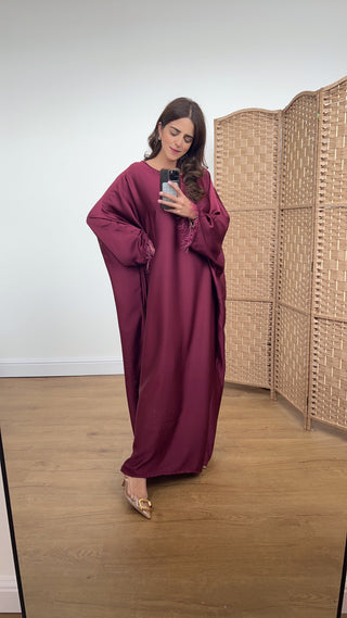 Tarani dress maroon