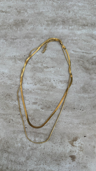 Gold layered necklace - Fash Focused
