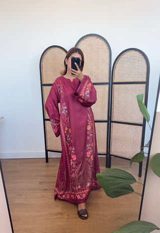 Ruby blossom kaftan