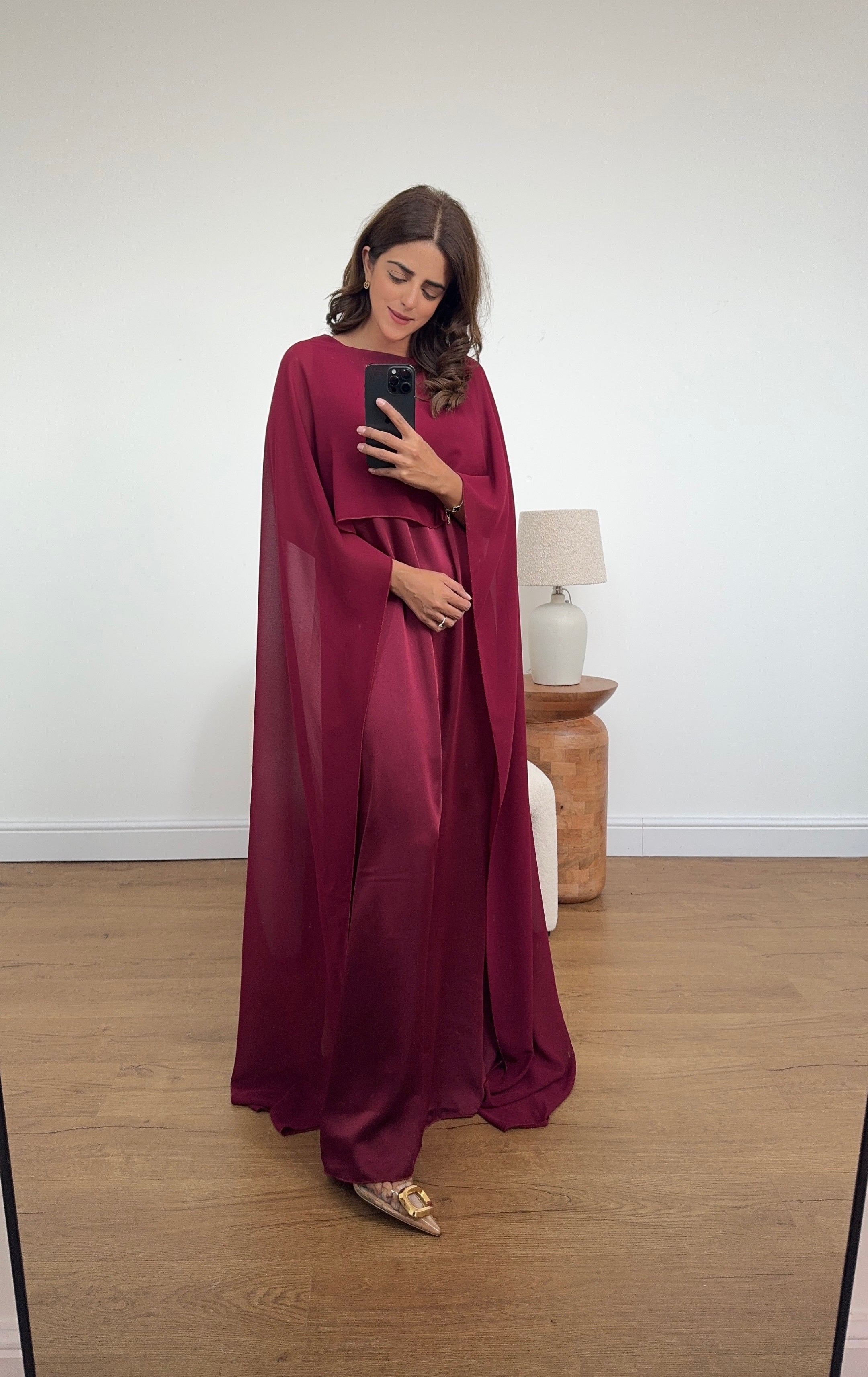 Sai dress burgundy Sai dress burgundy