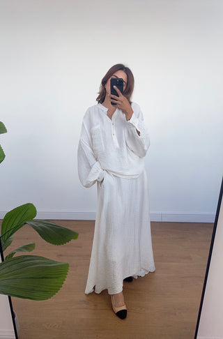Ivory skirt coord - Inara - Fash Focused