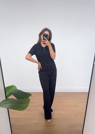 Black knit coord- sacie - Fash Focused