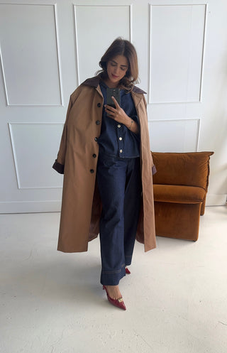 Navy Denim coord - Pia - Fash Focused