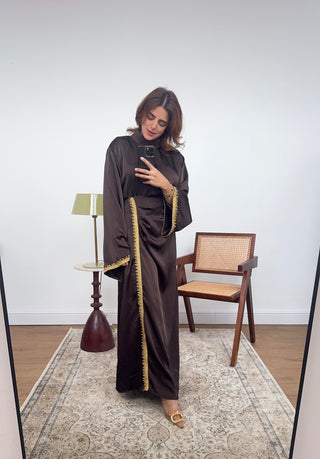 coco dress with lace detail- elara - Fash Focused