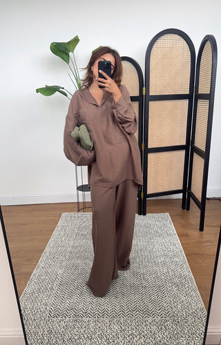 Chocolate Casual coord - Rira - Fash Focused