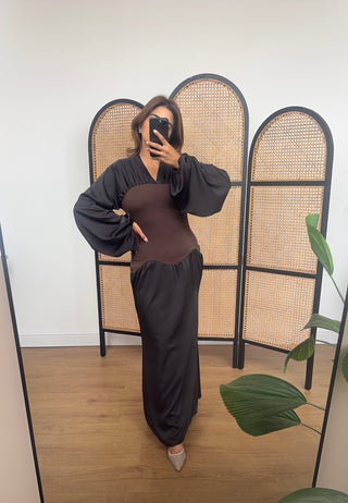 Coco long sleeve dress- bou