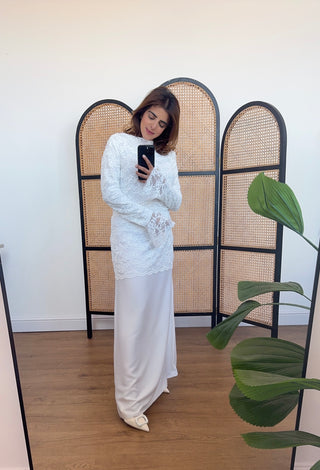 White lace dress- valentina