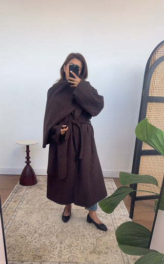 Coco coat with scarf- margot