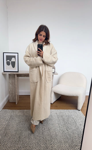 Canan Coatigan in Cream - Fash Focused