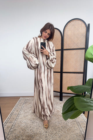 Brown muse maxi- terra - Fash Focused