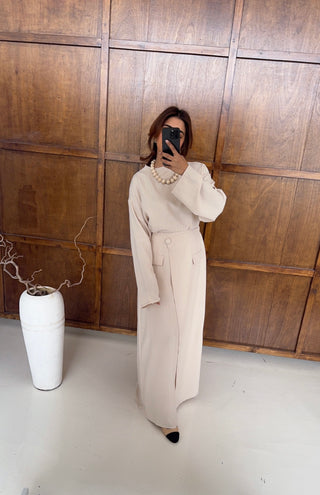 Cream skirt coord- aura - Fash Focused