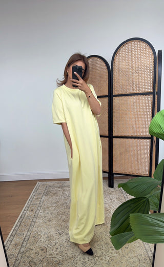 Lemon T shirt dress- vela - Fash Focused