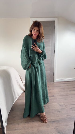 Emerald skirt coord- narrelle - Fash Focused