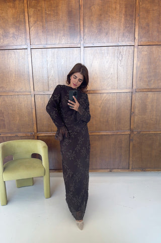 Coco lined mesh dress- mira