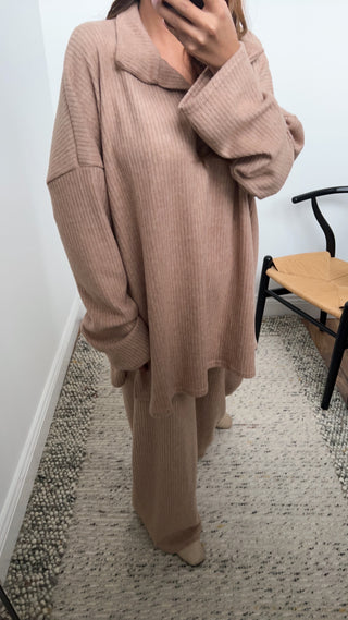 Elora coord in camel - Fash Focused