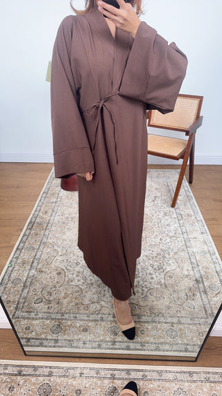 Coco dress with tie detail- aria - Fash Focused