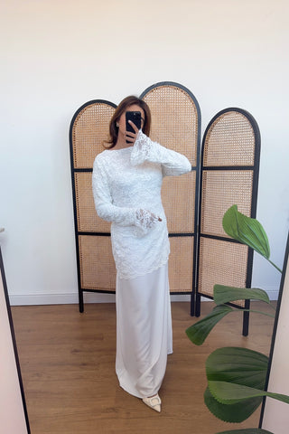 White lace dress- valentina