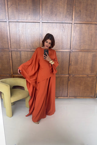 Orange two piece coord- elina
