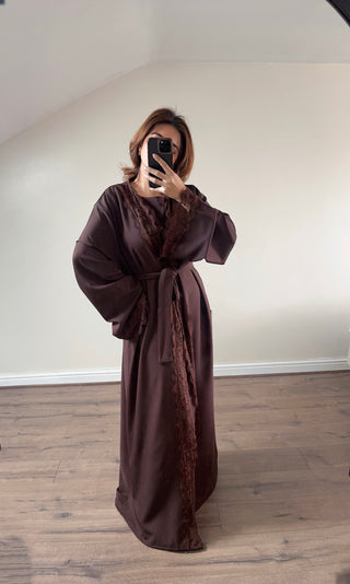 Coco lace detail kimono two piece - liana - Fash Focused