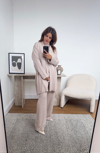 Kaia Three-Piece in cream - Fash Focused