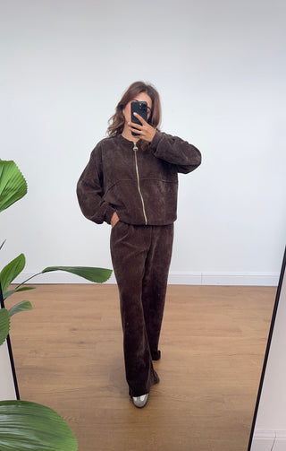 Coco velvet zip coord - Reem - Fash Focused