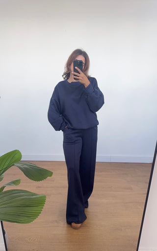 navy casual coord - tana - Fash Focused