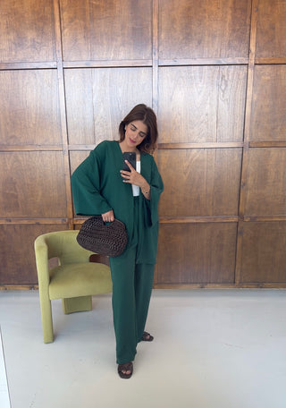 Emerald basic relaxed set-solene