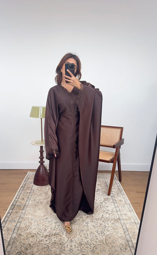 Coco butterfly lace detail kaftan- vela - Fash Focused