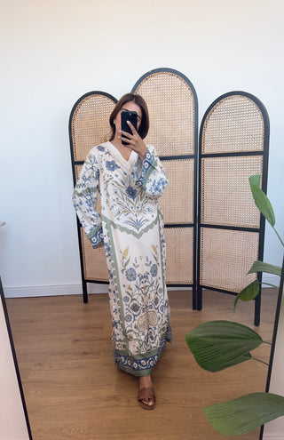 Sage bloom kaftan