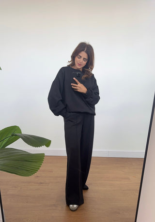 Black casual coord - tana - Fash Focused