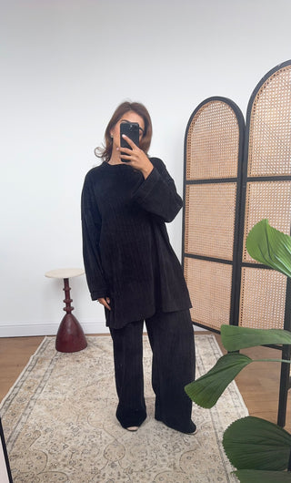 Black velvet coord- amy