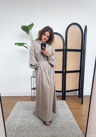 taupe skirt coord- ines - Fash Focused
