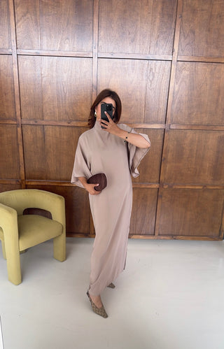 Preorder Taupe dress- elodie