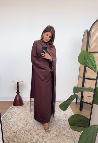 Coco fringe cape dress- elara