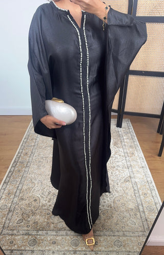 Black pearl kaftan- marwa - Fash Focused