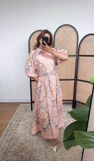 Blush baroque dress- yani