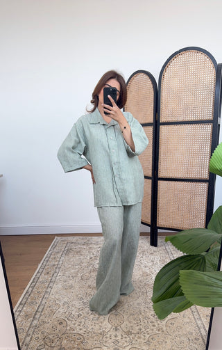 Sage shirt coord- ina - Fash Focused