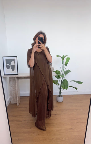 Coco silk split coord- talia